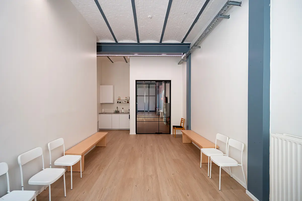 Flow Factory Brussels lobby and common area